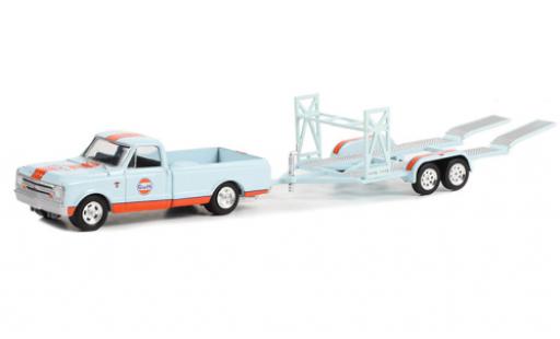 Chevrolet C-10 1/64 Greenlight Gulf 1968 modellino in miniatura