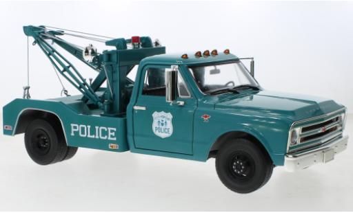 Chevrolet C-30 1/18 Greenlight Dually Wrecker City Of Nouveau York Police 1967 modellino in miniatura