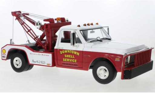 Chevrolet C-30 1/18 Greenlight Dually Wrecker Downtown S Service 1972 modellino in miniatura