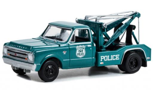 Chevrolet C-30 1/64 Greenlight Dually Wrecker Nouveau York City Police Departement 1967 modellino in miniatura