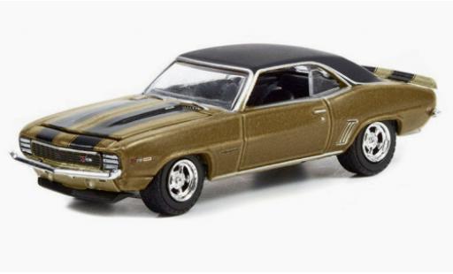 Chevrolet Camaro 1/64 Greenlight metallise beige/nero Pawn Stars 1969 modellino in miniatura