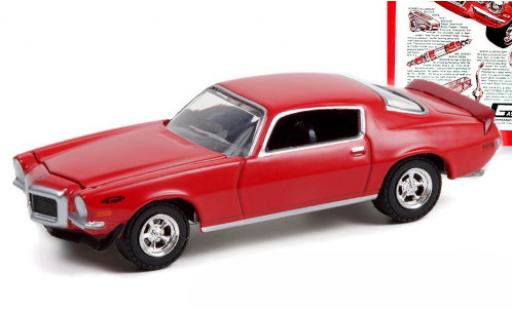 Chevrolet Camaro 1/64 Greenlight rosso 1970 modellino in miniatura