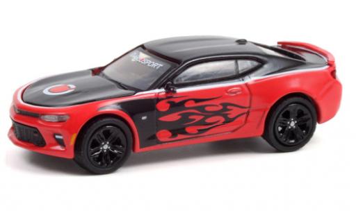 Chevrolet Camaro 1/64 Greenlight SS rosso/nero Diablo Sport 2016 modellino in miniatura