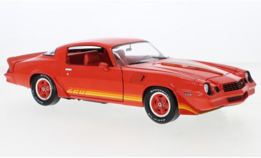 Chevrolet Camaro 1/18 Greenlight Z28 rosso 1981 modellino in miniatura
