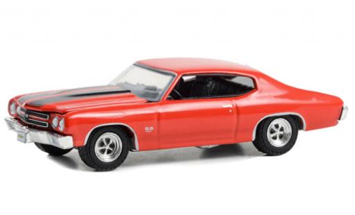 Chevrolet Chevelle 1/64 Greenlight SS rosso/nero 1969 modellino in miniatura