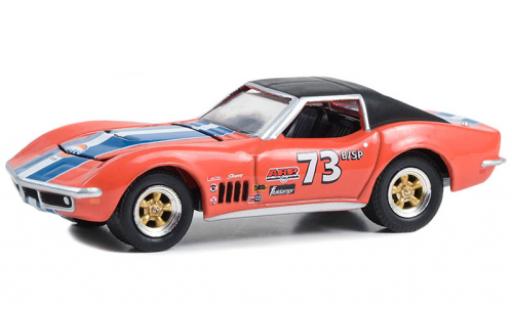 Chevrolet Corvette 1/64 Greenlight (C3) Gulf 1969 modellino in miniatura