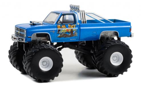 Chevrolet Silverado 1/64 Greenlight C-10 Bear pie III 1985 modellino in miniatura