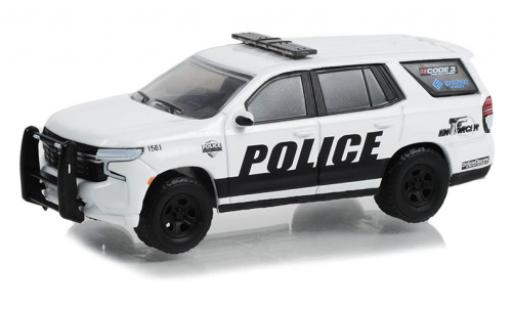 Chevrolet Tahoe 1/64 Greenlight Police Pursuit Vehicle Generl Motors Fleet Police Show 2021 modellino in miniatura