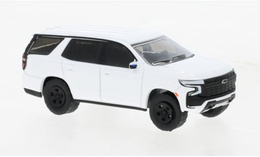 Chevrolet Tahoe 1/64 Greenlight Police Pursuit Vehicle bianco 2022 modellino in miniatura