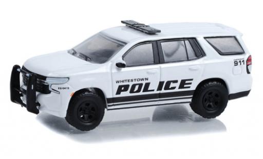 Chevrolet Tahoe 1/64 Greenlight Police Pursuit Vehicle Whitestown Metroplotitan Police Department 2022 modellino in miniatura