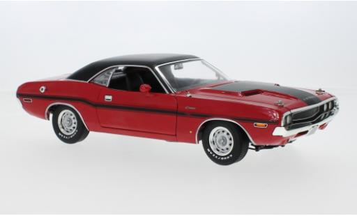 Dodge Challenger 1/18 Greenlight R/T 440 Six-Pack rosso/nero M. Norms 1970 modellino in miniatura