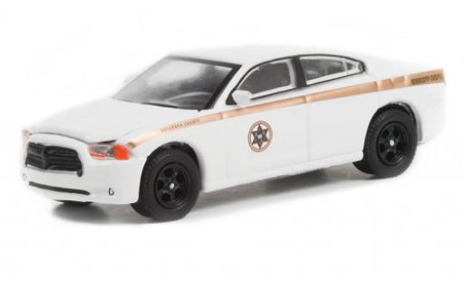 Dodge Charger 1/64 Greenlight Pursuit Absaroka County Sheriff 2011 modellino in miniatura