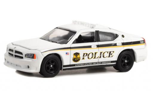Dodge Charger 1/64 Greenlight Pursuit U.S. Secret Service Police 2010 modellino in miniatura