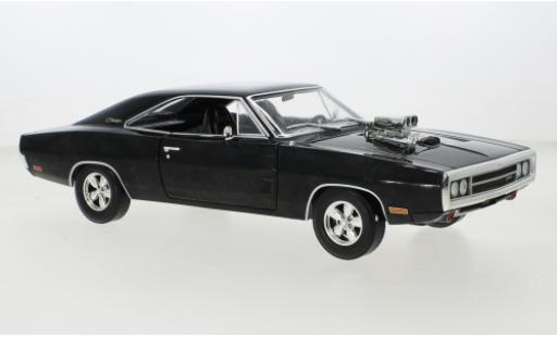 Dodge Charger 1/18 Greenlight nero 1970 modellino in miniatura