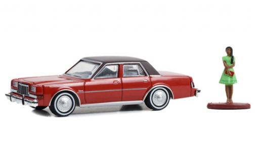 Dodge Diplomat 1/64 Greenlight rosso/brun 1983 modellino in miniatura