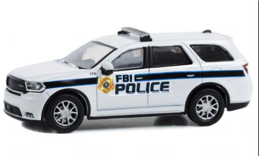 Dodge Durango 1/64 Greenlight Police Pursuit FBI Police 2018 modellino in miniatura