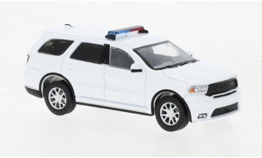 Dodge Durango 1/64 Greenlight Pursuit bianco Police (USA) 2022 modellino in miniatura