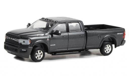 Dodge RAM 1/64 Greenlight 2500 Big Horn Sport 4x4 metallise grigio 2022 modellino in miniatura