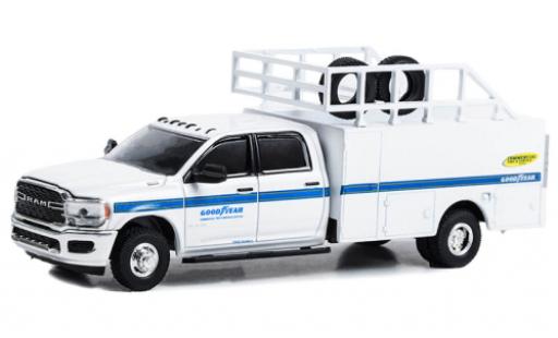 RAM 3 1/64 Greenlight Dodge 500 Dually Tire Service Truck Goodyear 2021 modellino in miniatura