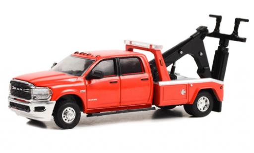 RAM 3 1/64 Greenlight Dodge 500 Dually Wrecker rosso 2022 modellino in miniatura