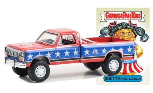 Dodge RAM 1/64 Greenlight D-250 rosso/blu 1985 modellino in miniatura