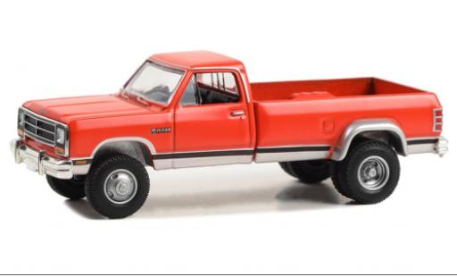 Dodge RAM 1/64 Greenlight D-350 Dually rosso 1989 modellino in miniatura
