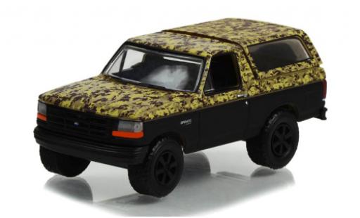 Ford Bronco 1/64 Greenlight Dekor/nero 1996 modellino in miniatura
