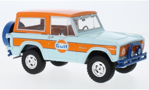 Ford Bronco 1/24 Greenlight Gulf 1966 modellino in miniatura