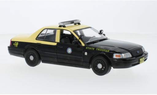 Ford Crown 1/24 Greenlight Victoria Police Interceptor Florida autoroute Patrol 2010 modellino in miniatura