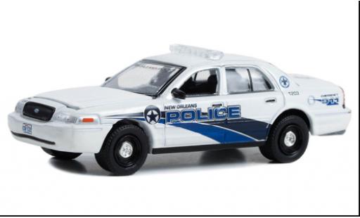 Ford Crown 1/64 Greenlight Victoria Police Interceptor NCIS - Nouveau Orleans 2006 modellino in miniatura