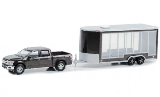 Ford F-1 1/64 Greenlight 50 Lariat 4x4 metallise grigio 1983 modellino in miniatura