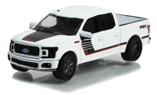 Ford F-1 1/64 Greenlight 50 Lariat FX4 Special Edition bianco/Dekor 2018 modellino in miniatura