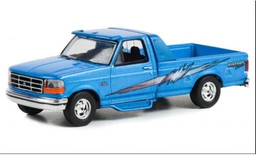 Ford F-1 1/64 Greenlight 50 metallise blu Bigfoot Cruiser 1994 modellino in miniatura