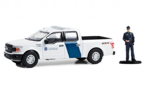 Ford F-1 1/64 Greenlight 50 XLT U.S. Customs and Border Protection 2018 modellino in miniatura