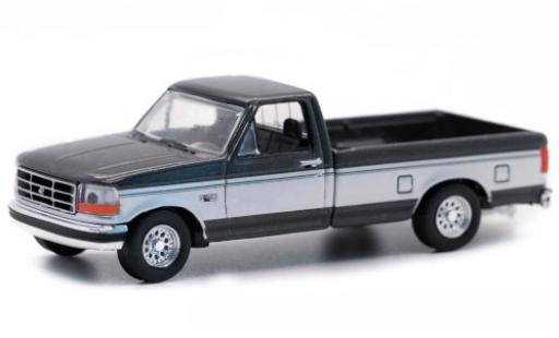 Ford F-250 1/64 Greenlight metallise grigio/grigio 1992 modellino in miniatura