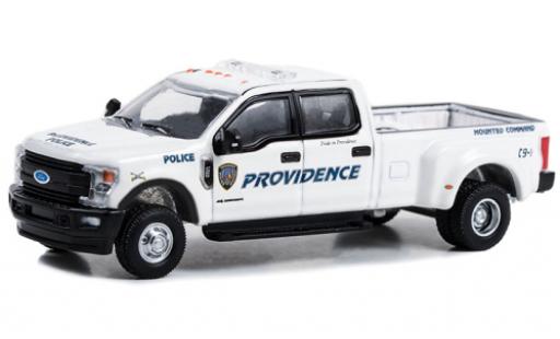 Ford F-350 1/64 Greenlight Dually Providence Police Departement Mounted Unit 2018 modellino in miniatura