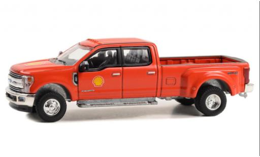 Ford F-350 1/64 Greenlight Lariat Dually S huile 2019 modellino in miniatura