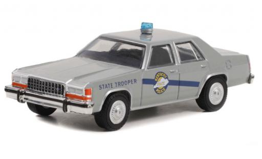Ford LTD 1/64 Greenlight Crown Victoria grigio Rain Man 1983 modellino in miniatura