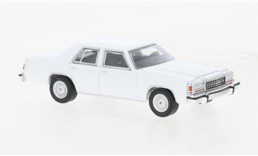 Ford LTD 1/64 Greenlight Crown Victoria bianco 1980 modellino in miniatura