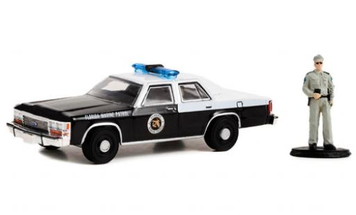 Ford LTD 1/64 Greenlight Florida Marine Patrol 1990 modellino in miniatura
