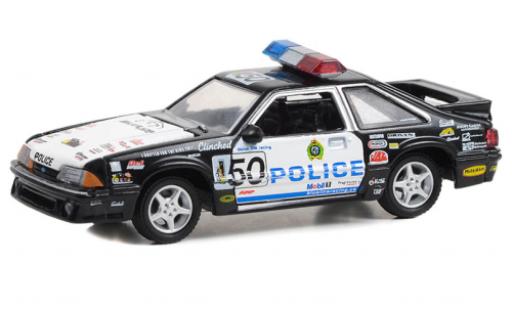 Ford Mustang 1/64 Greenlight LX Blue Line Racing 1993 modellino in miniatura