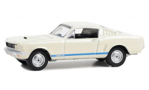 Shelby GT 350 1/64 Greenlight Ford Mustang bianco 1965 modellino in miniatura