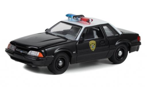 Ford Mustang 1/64 Greenlight SSP Wyoming Highway Patrol 1990 modellino in miniatura