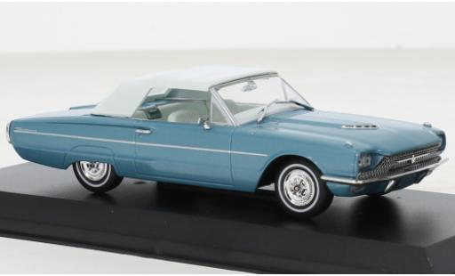 Ford Thunderbird 1/43 Greenlight Convertibile metallise blu/bianco Thelma & Louise 1966 modellino in miniatura