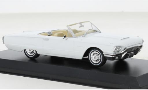 Ford Thunderbird 1/43 Greenlight Convertibile bianco 1966 modellino in miniatura
