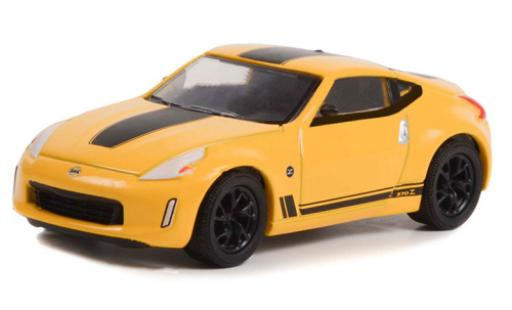 Nissan 370Z 1/64 Greenlight Heritage Edition giallo/nero 2019 modellino in miniatura