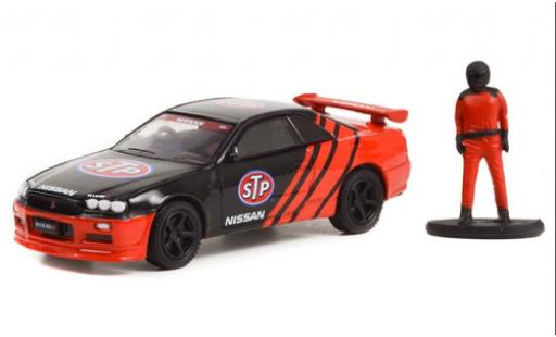 Nissan Skyline 1/64 Greenlight (R34) STP 1999 modellino in miniatura