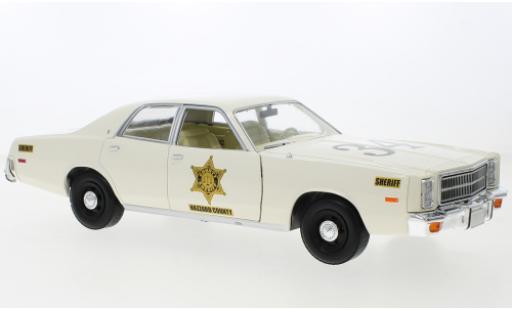Plymouth Fury 1/18 Greenlight Riverton Sheriff 1977 modellino in miniatura