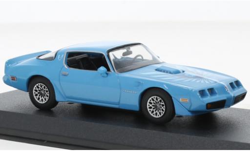 Pontiac Firebird 1/43 Greenlight Trans Am blu clair 1979 modellino in miniatura