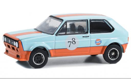 Volkswagen Golf 1/64 Greenlight I GTI Gulf 1971 modellino in miniatura